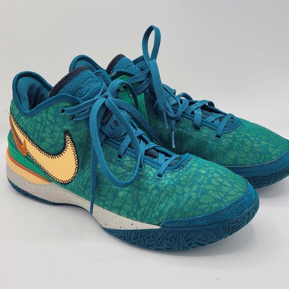 Nike LeBron NXXT Gen Geode Teal Campfire Orange DR8784-301 Mens Size 13 main image 2